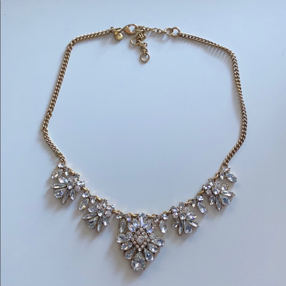 J. Crew Crystal Statement Necklace
